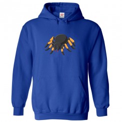 Black Spider Unisex Novelty Kids and Adults Pullover Hooded Sweatshirt